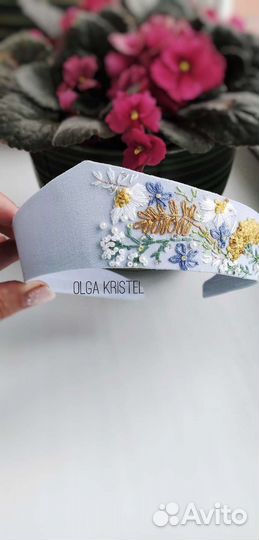 Ободок кокошник ручной работы