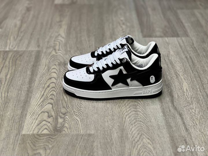 Кроссовки Bape Sta Air Force 1 Black White (36-45)