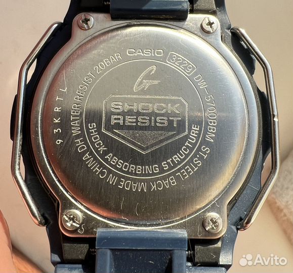 Casio G-shock dw5700bbm-2dr