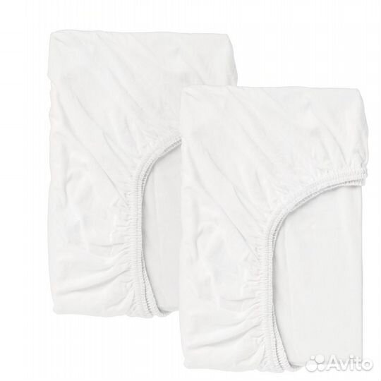 Натяжная простыня детская икеа Лен 60х120 2 шт