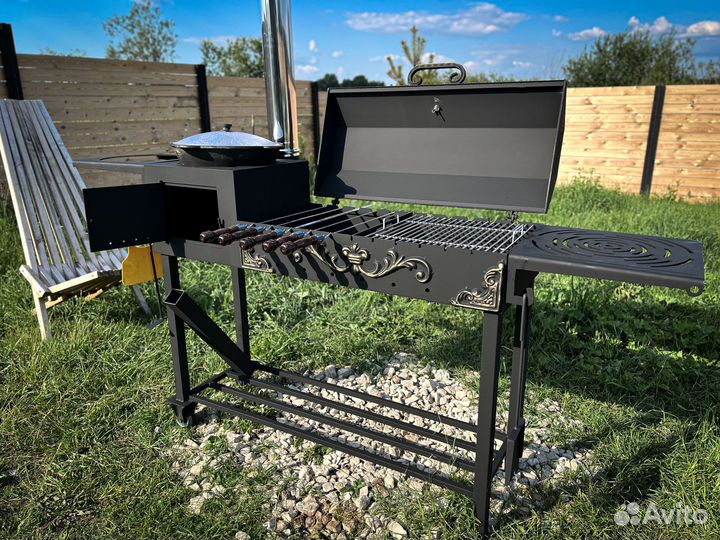 Мангал-Гриль-Печь 5 мм «Дачный»
