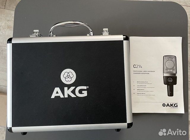 Студийный микрофон AKG C214 + допы объявление продам
