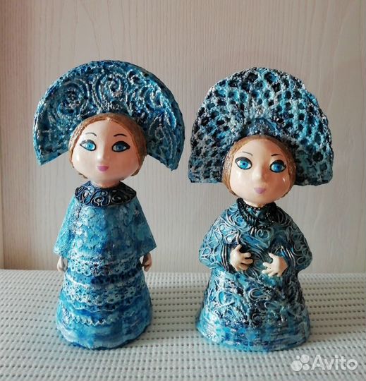Декоративные куклы в кокошниках