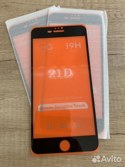Закаленное стекло для iPhone 7 plus