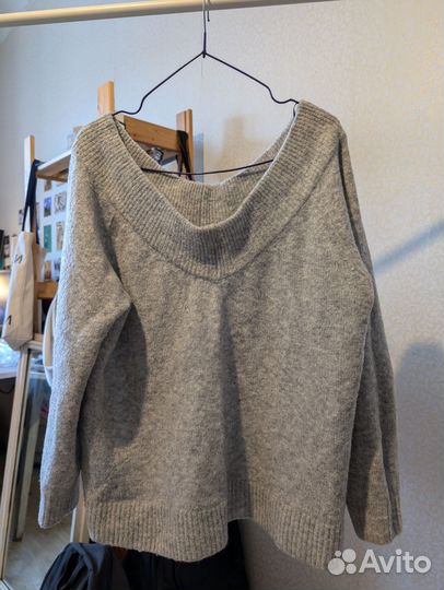Свитер hm серый