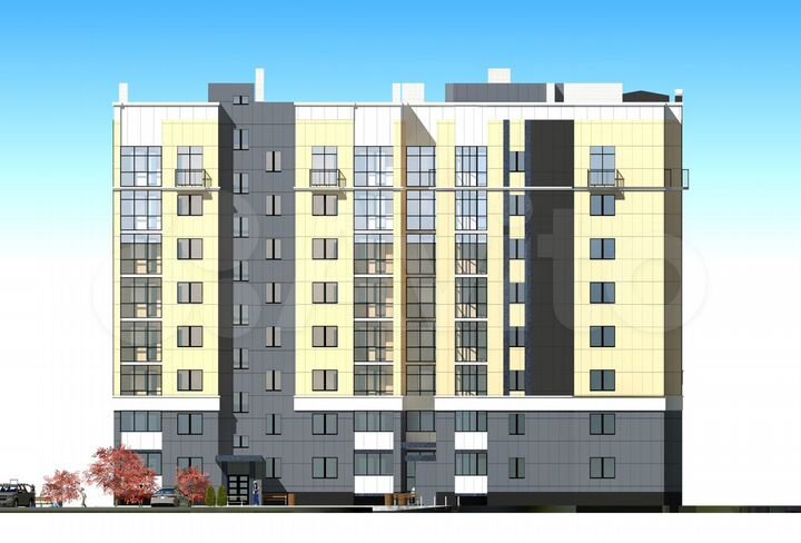 3-к. квартира, 70,7 м², 5/8 эт.