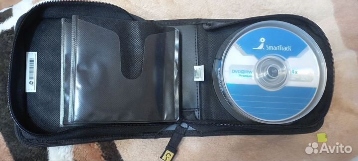 Диски перезаписываемые в комплекте с сумкой
