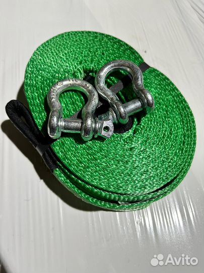 Трос 14тн 4м буксировочный две скобы