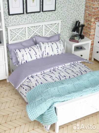 Кровать для кукол барби, кукольная мебель