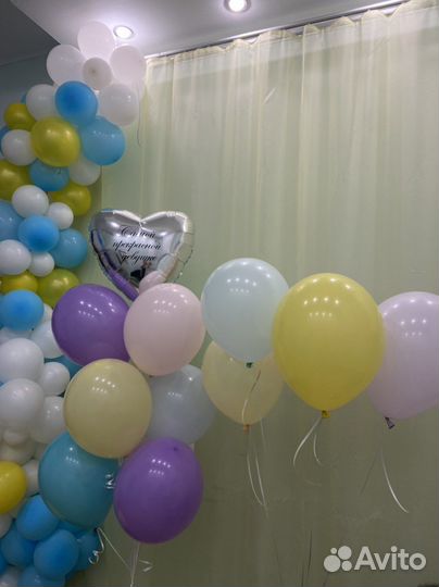 Надуть шары гелием Колпино