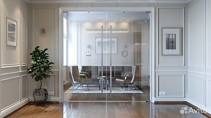 Стеклянные двери от производителя от 2х дней