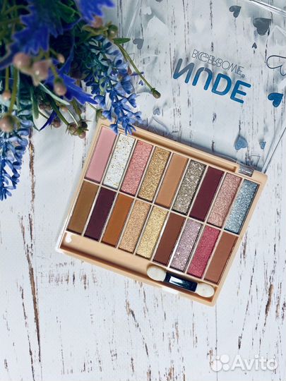 Палетки теней для век