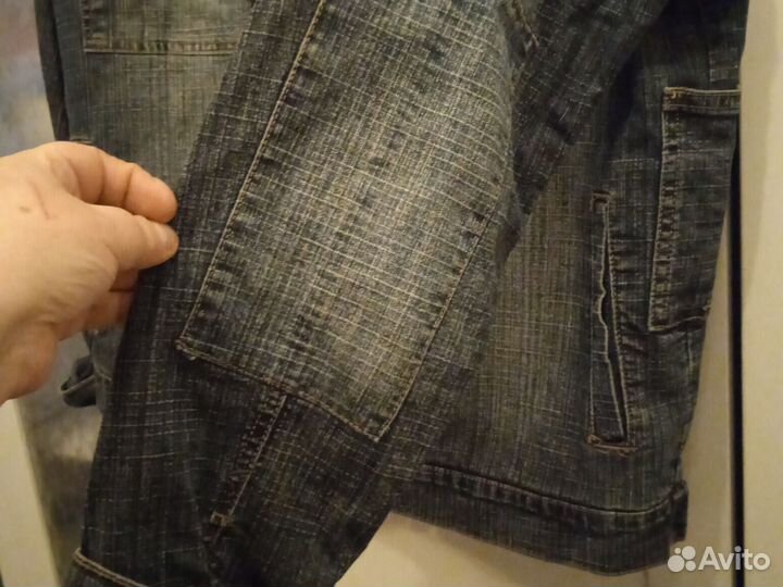 Джинсовая куртка мужская 48