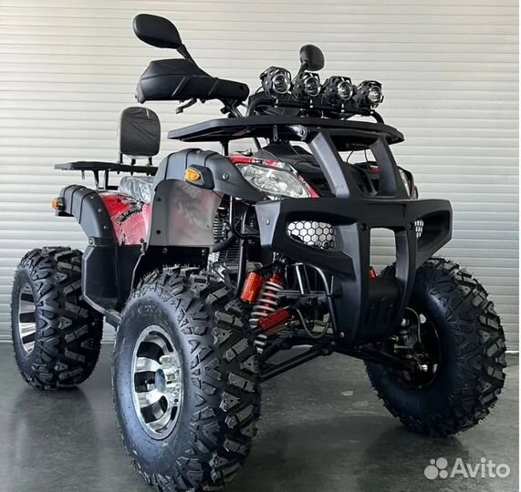 Квадроцикл Grizzly 250cc красный