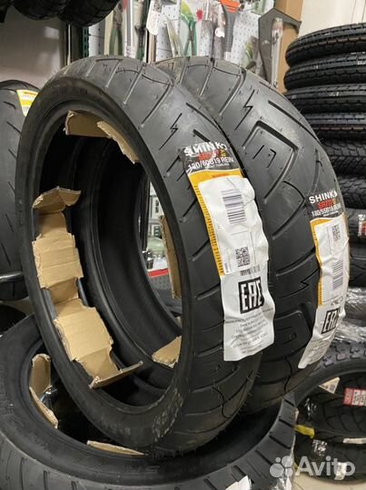 Комплект мотошин 180/55 b18 и 130/60 b19