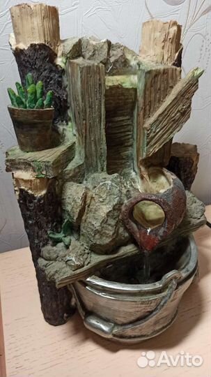 Декоративный настольный фонтан - водопад