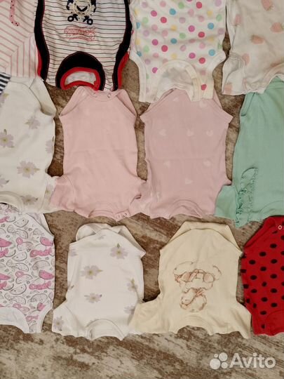 Вещи для девочки, пакетом.Возраст 1-4мес