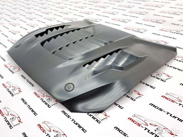 Капот на Ford Mustang в стиле GT 500 KR 14-17гг