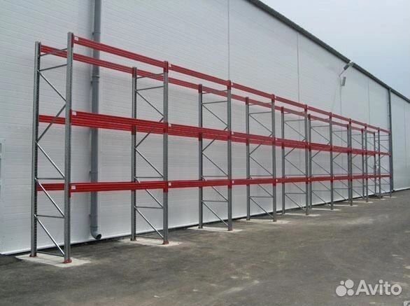Металлический стеллаж для склада