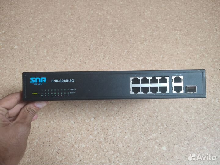 Коммутатор SNR-S2940-8G
