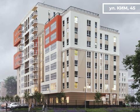 2-к. квартира, 42,9 м², 9/12 эт.
