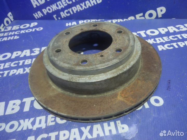 Задний тормозной диск Mitsubishi Pajero 3