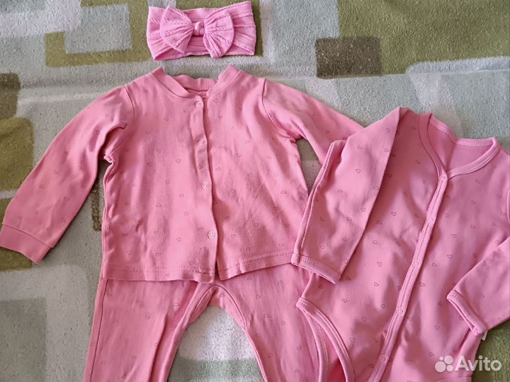 Вещи пакетом на девочку 74 80
