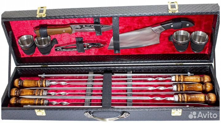 Подарочный набор для мужчины с шампурами