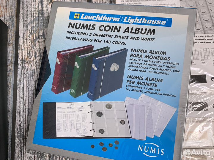 Альбом для монет Numis новый + листы