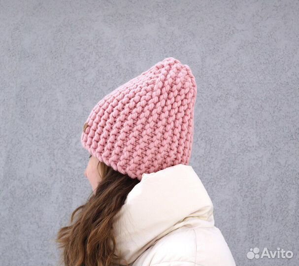 Шапка женская шерстяная