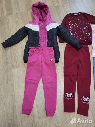 Вещи пакетом на девочку 122, 128