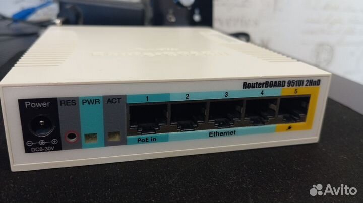 Wi-Fi роутер MikroTik RB951Ui-2HnD RU