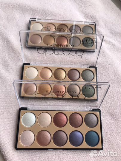 Палитра теней в ассортименте