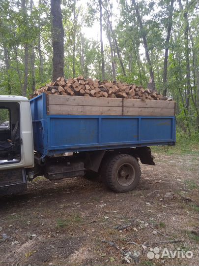 Дрова колотые, чурками, метровые