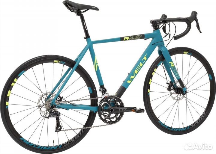 Велосипед welt R100 Disc (2023) Marine Green Vor60
