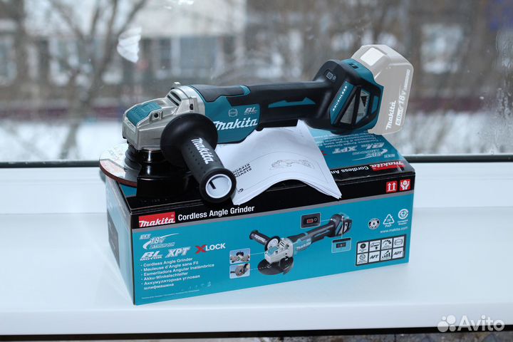 Аккумуляторная ушм Makita DGA519Z (новая)