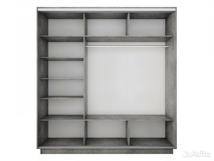 Шкаф купе с зеркалом Экспресс