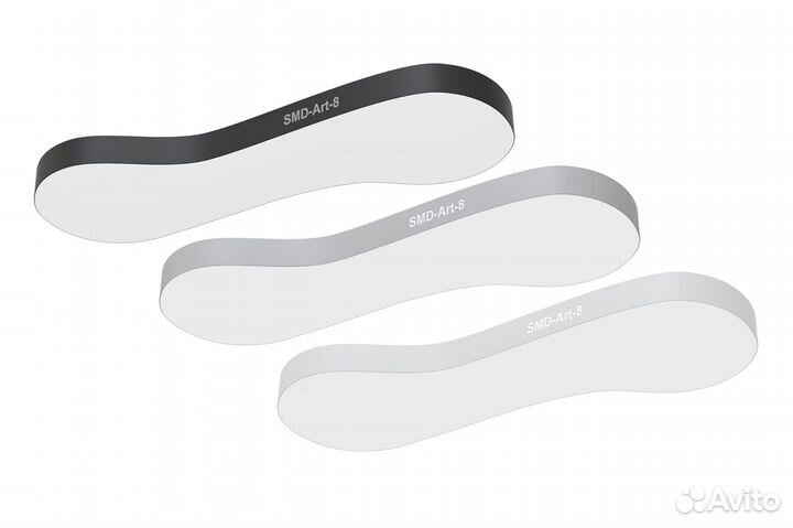 Светодиодная потолочная люстра форма бесконечность