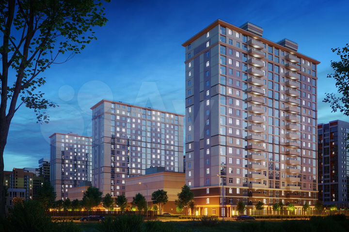 2-к. квартира, 48 м², 10/19 эт.