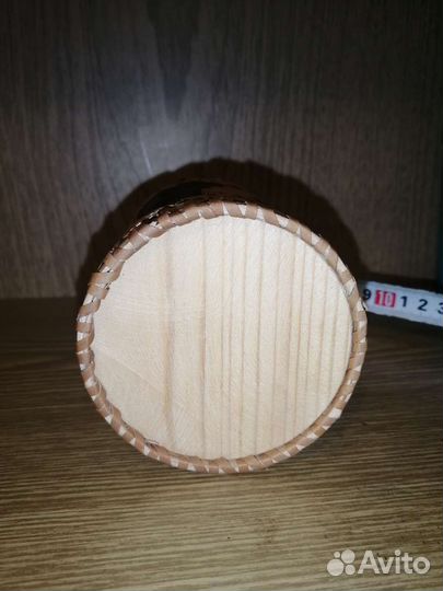 Контейнер для хранения, туесок из бересты-Медведь