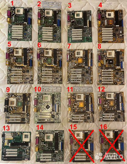 Рабочие ретро материнские платы Socket 370