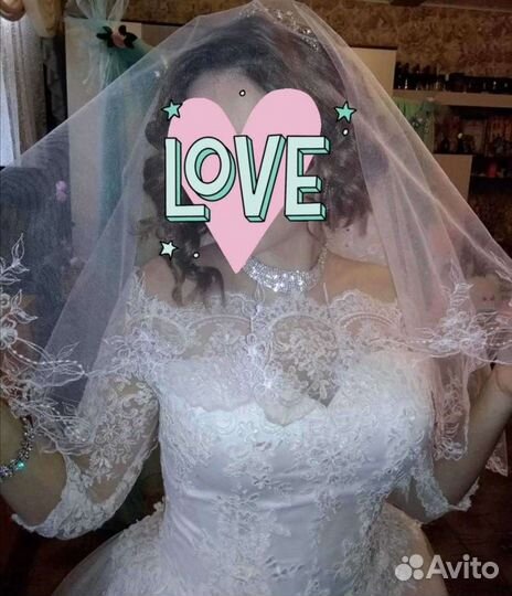 Свадебная фата длинная