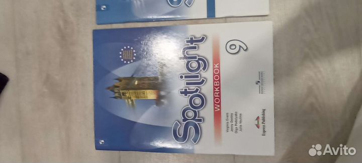 Новые Spotlight 9 workbook, textbook