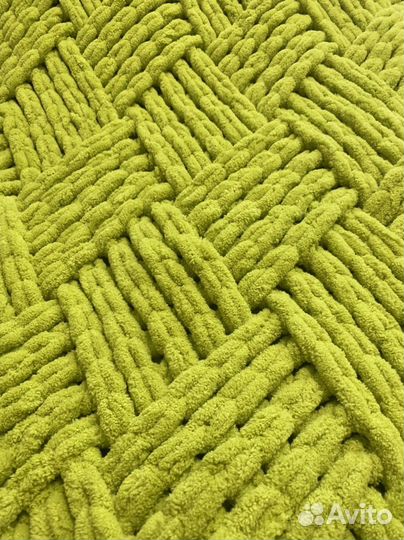 Вязаный плед покрывало для детей и взрослых