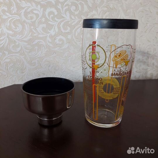 Шейкер для коктейлей новый 580 мл, стекло