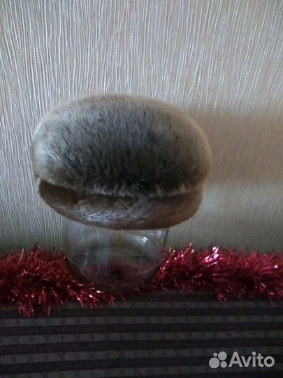 Меховая мужская кепка