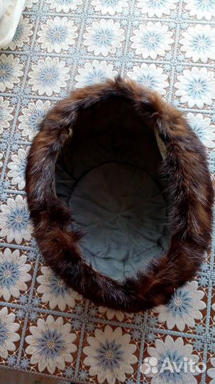 Мужская шапка-формовка из нутрии