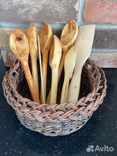 Деревянные ложки и лопатки