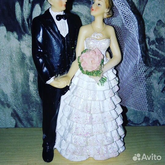 Свадебная статуэтка, можно на торт