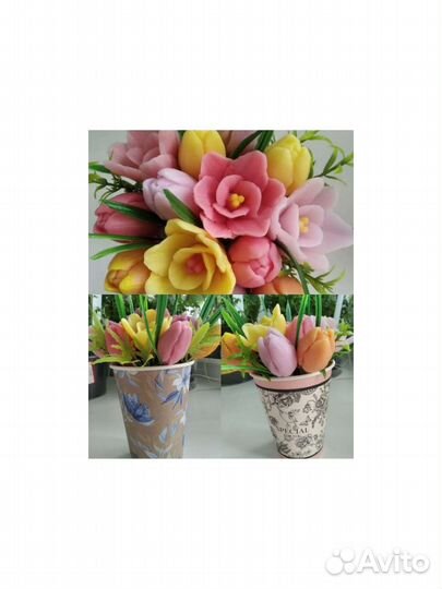 Букет из мыла ручной работы